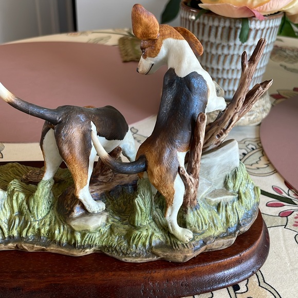 Hunting Dog and Fox Figurine by Andrea by Sadek 6731 Year 1983 - Picture 6 of 8